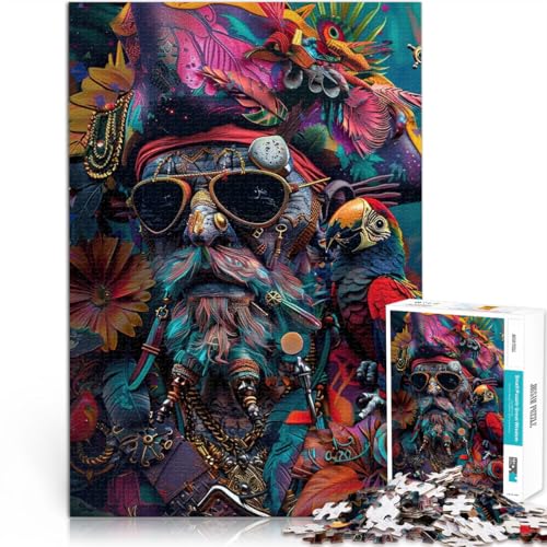 DIY-Spielzeug Psychedelischer Pirat 1000-Teile-Puzzle für Erwachsene 50x75cm Tolle Geschenke und Spielzeuge für ab 14 Jahren DIY-Spielzeug Psychedelischer Pirat 1000-Teile-Puzzle für Erwachsene 50x75cm Tolle Geschenke und Spielzeuge für ab 14 Jahren von LGNBTGM
