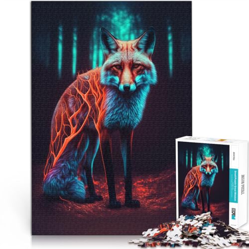 Herausforderndes Spielspielzeug Neonfuchs Puzzle für Jugendliche 1000 Teile 26x38cm Lernspiel für Geburtstag, Weihnachten für und ab 14 Jahren Herausforderndes Spielspielzeug Neonfuchs Puzzle für Jugendliche 1000 Teile 26x38cm Lernspiel für Geburtstag, Weihnachten für und ab 14 Jahren von LGNBTGM