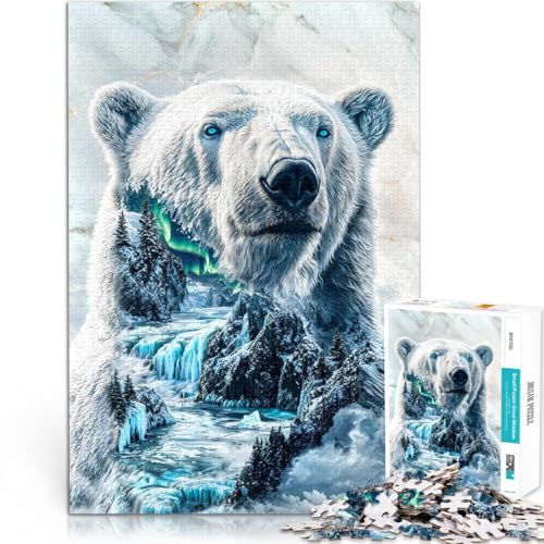 Lernspiel-Herausforderungsspielzeug Arktische Majestät Eisbär 2000-Teile-Puzzle für Teenager 70x100cm Gutes Geschenk Lernspiel-Herausforderungsspielzeug Arktische Majestät Eisbär 2000-Teile-Puzzle für Teenager 70x100cm Gutes Geschenk von LGNBTGM