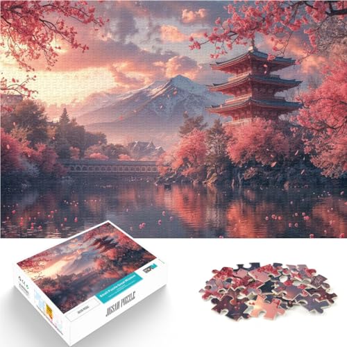 Lernspiele DIY Spielzeug Kirschblüte Japan Puzzle 1000 Teile für Erwachsene 38x52cm Tolle Geschenke und Spielzeuge für 14+ Lernspiele DIY Spielzeug Kirschblüte Japan Puzzle 1000 Teile für Erwachsene 38x52cm Tolle Geschenke und Spielzeuge für 14+ von LGNBTGM