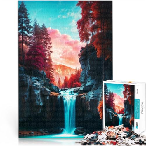 Lernspiele DIY Spielzeug Lebendiger Waldwasserfall Puzzle für Jugendliche 1000 Teile 38x52cm Heimdekoration Spielzeug ab 14 Jahren Lernspiele DIY Spielzeug Lebendiger Waldwasserfall Puzzle für Jugendliche 1000 Teile 38x52cm Heimdekoration Spielzeug ab 14 Jahren von LGNBTGM