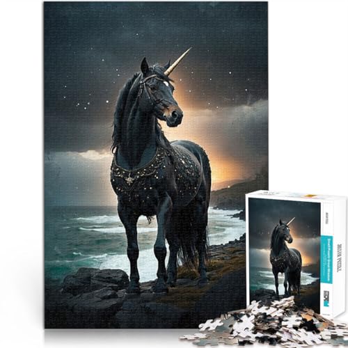 Lernspiele DIY Spielzeug Schwarzes Einhorn Puzzle für Erwachsene 2000 Teile 70x100cm Geburtstagsgeschenk, Geschenke, Wandkunst für 14+ Lernspiele DIY Spielzeug Schwarzes Einhorn Puzzle für Erwachsene 2000 Teile 70x100cm Geburtstagsgeschenk, Geschenke, Wandkunst für 14+ von LGNBTGM