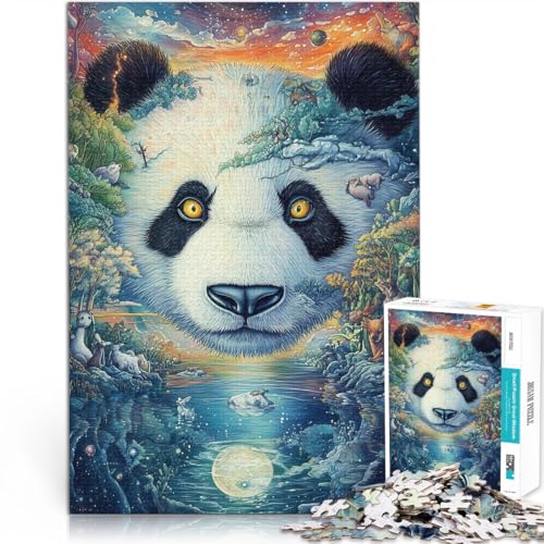 Lernspiele Heimdekoration Fantasievoller bunter Panda 1000-teilige Puzzles für Teenager 26x38cm Eltern-Kind-Interaktion für ab 14 Jahren Lernspiele Heimdekoration Fantasievoller bunter Panda 1000-teilige Puzzles für Teenager 26x38cm Eltern-Kind-Interaktion für ab 14 Jahren von LGNBTGM
