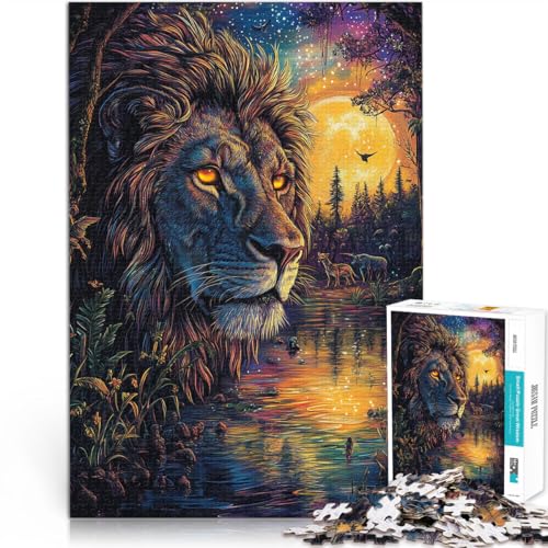 Lernspiele Heimdekoration Gemälde Löwe Puzzle für Erwachsene, 1000 Teile 26x38cm Wunschliste mit dem Weihnachtsmann für und ab 14 Jahren Lernspiele Heimdekoration Gemälde Löwe Puzzle für Erwachsene, 1000 Teile 26x38cm Wunschliste mit dem Weihnachtsmann für und ab 14 Jahren von LGNBTGM