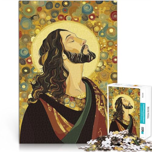 Lernspiele Heimdekoration Jesus Christus Porträt 1000-Teile-Puzzle für Erwachsene 26x38cm Wohnkunstdekor für ab 14 Jahren Lernspiele Heimdekoration Jesus Christus Porträt 1000-Teile-Puzzle für Erwachsene 26x38cm Wohnkunstdekor für ab 14 Jahren von LGNBTGM