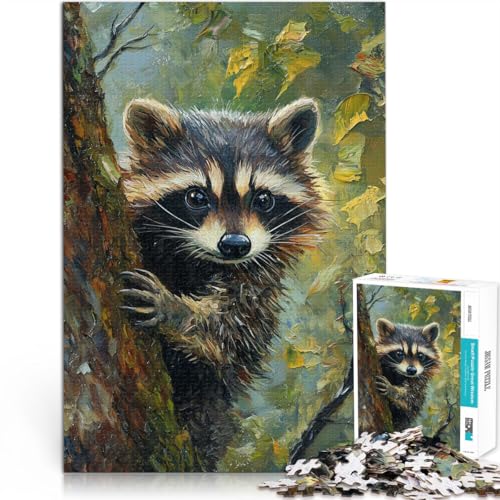 Lernspiele Heimdekoration Waschbär im Baum Puzzle 1000 Teile für Erwachsene 26x38cm Die Liebe zwischen Paaren stärken ab 14 Jahren Lernspiele Heimdekoration Waschbär im Baum Puzzle 1000 Teile für Erwachsene 26x38cm Die Liebe zwischen Paaren stärken ab 14 Jahren von LGNBTGM