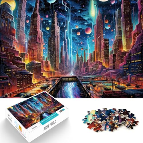 Lernspiele Trippy City – Psychedelische Skylines 1000-teilige Puzzles für Erwachsene 26x38cm Geburtstagsgeschenk für ab 14 Jahren Lernspiele Trippy City – Psychedelische Skylines 1000-teilige Puzzles für Erwachsene 26x38cm Geburtstagsgeschenk für ab 14 Jahren von LGNBTGM