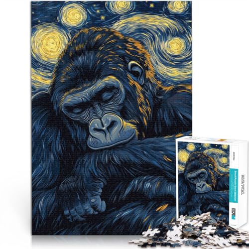 Lernspielzeug Gorilla Sternennacht Teenager 2000 Teile Puzzle 70x100cm Jedes Stück ist einzigartig – Anspruchsvolles Familienspiel ab 14 Jahren Lernspielzeug Gorilla Sternennacht Teenager 2000 Teile Puzzle 70x100cm Jedes Stück ist einzigartig – Anspruchsvolles Familienspiel ab 14 Jahren von LGNBTGM