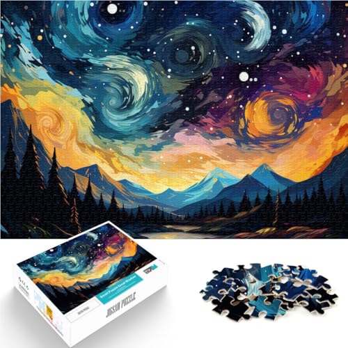 Pädagogisches Spielzeug zum Stressabbau Sternenhimmel Puzzle 1000 Teile für Erwachsene 50x75cm Heimdekoration Spielzeug Pädagogisches Spielzeug zum Stressabbau Sternenhimmel Puzzle 1000 Teile für Erwachsene 50x75cm Heimdekoration Spielzeug von LGNBTGM