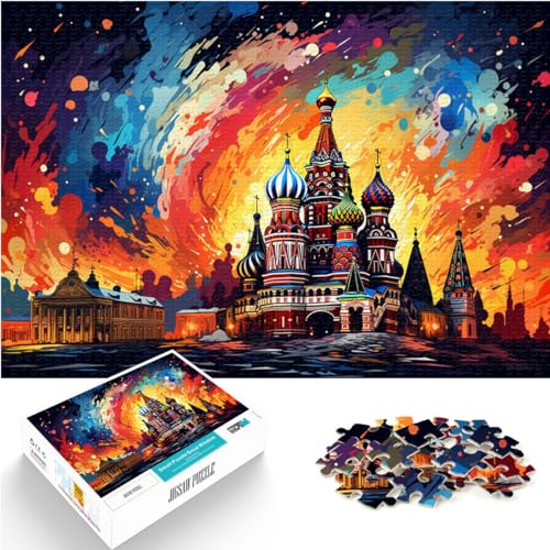 Puzzle, Farbe: Russland, Sankt Petersburg, 300-teiliges Puzzle, Holzpuzzle, anspruchsvoll, Aber unterhaltsam und humorvoll, 300 Teile (26 x 38 cm) von LGNBTGM