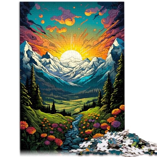 Puzzle, farbenfrohes Puzzle „Die Bayerischen Alpen“, 300 Teile für Erwachsene, jedes Teil ist einzigartig – anspruchsvolles, unterhaltsames Familienspiel, 300 Teile (26 x 38 cm) von LGNBTGM