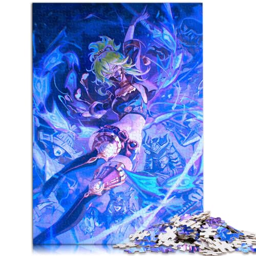 Puzzle Genshin Impact Kuki Shinobu Puzzle für Erwachsene, 1000 Teile, Holzpuzzle, interessantes Puzzle zur Stressreduzierung, 1000 Teile (50 x 75 cm) von LGNBTGM