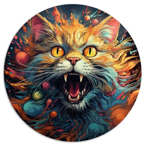 Puzzle-Geschenk „Meowt of This World“ für Erwachsene, 1000 Teile, 67,5 x 67,5 cm, Puzzle, praktisches Spiel, dekomprimierendes geistiges Lernspielzeug von LGNBTGM