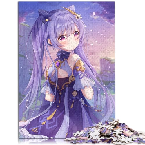 Puzzle-Geschenk Genshin Impact 1000 Teile Puzzle Puzzle für Erwachsene Geschenke Holzpuzzle Spielzeug Puzzles Lernspiele Stressabbau Puzzles 1000 Stück (50x75cm) von LGNBTGM