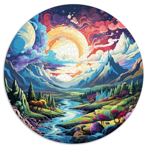 Puzzle-Geschenk Schöne Landschaft Puzzle 1000 Teile für Erwachsene 67,5 x 67,5 cm Entspannungspuzzles-Spiele-Denkspiel Gutes Geschenk für von LGNBTGM