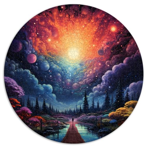 LGNBTGM Puzzle Jigsaw Puzzle The Road to Universe 1000 Teile 26.5x26.5 Zoll Klassisches Rätselspiel für Erwachsene und Kinder ab 14 Jahren von LGNBTGM