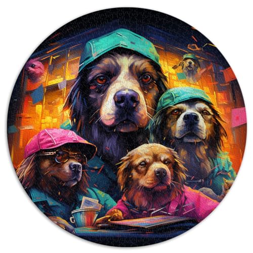 Puzzle | Puzzles Hunde Spielen Poker Puzzle 1000 Teile 67,5x67,5 cm Puzzles für Lernspiele, Herausforderungsspielzeug, Denkspiel von LGNBTGM