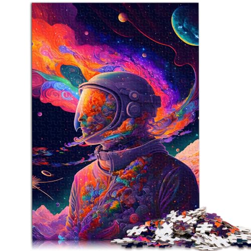 Puzzle-Spiele, Psychedelisches Universum, 1000 Teile, Puzzle aus Holz, Spielzeug, Puzzle, Lernspiele, Stressabbau-Puzzle, 1000 Teile (50 x 75 cm) von LGNBTGM