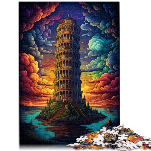Puzzle für „Die farbenfrohe Psychedelie der Erdmännchen in der Sternennacht“, 1000 Puzzles für Erwachsene, Holzpuzzle, anspruchsvolles Spiel, Geschenke, 1000 Teile (50 x 75 cm) von LGNBTGM