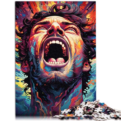 Puzzle für Color Art Boy, 1000 Teile, Puzzle für Erwachsene, Holzpuzzle, schwieriges Puzzle für Frauen und Männer, 1000 Teile (50 x 75 cm) von LGNBTGM