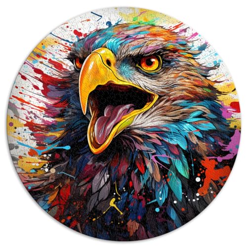 Puzzle für Erwachsene mit Adler-Motiv, 1000 Teile, 67,4 x 67,4 cm, Familienpuzzle, Stressabbau, schwieriges Herausforderungspuzzle von LGNBTGM