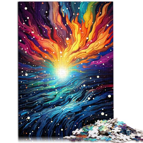 Puzzle für Fantasie, farbenfrohe Kunst, Puzzle für Erwachsene, 1000-teiliges Holzpuzzle, interessantes Puzzle zur Stressreduzierung, 1000 Teile (50 x 75 cm) von LGNBTGM