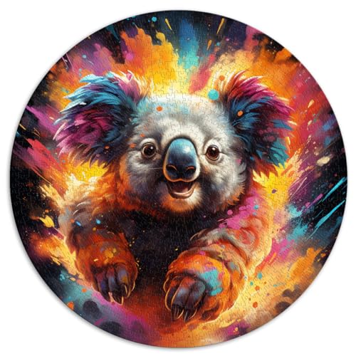 Puzzle für Koala, buntes Puzzle | Puzzle 1000 Teile für Erwachsene, 26,5 x 26,5 Zoll, Familienpuzzle, Geschenk, Familienspaß-Puzzle von von LGNBTGM