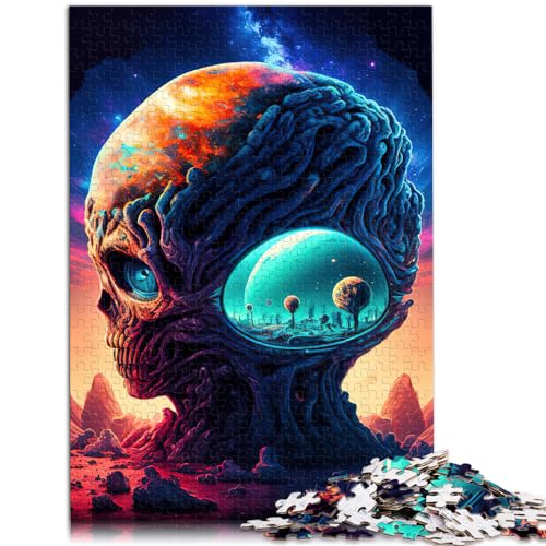 Puzzle für Kreaturen, Puzzle für Erwachsene, 1000-teiliges Holzpuzzle, Familienaktivitätspuzzle, Lernspiele, 1000 Teile (50 x 75 cm) von LGNBTGM