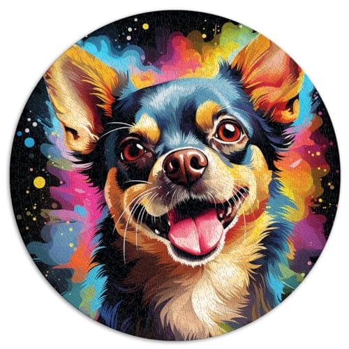 Puzzle für Puzzle Chihuahua-Hund für Erwachsene, 1000-teiliges Puzzle, 26,5 x 26,5 Zoll, Lernpuzzle, Spielzeug, Denkspiel von LGNBTGM