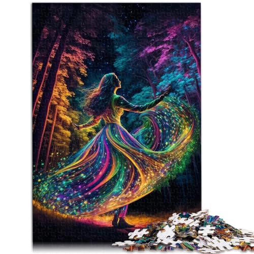 Puzzle für Puzzle Rainbow Spirit, 1000 Teile. Holzpuzzle, jedes Teil ist einzigartig – anspruchsvolles, unterhaltsames Familienspiel, 1000 Teile (50 x 75 cm) von LGNBTGM