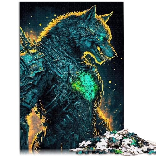 Puzzle für Space Marine Wölfe, 1000 große Teile, Puzzle für Erwachsene, Holzpuzzle, schwieriges, schweres Puzzle, 1000 Teile (50 x 75 cm) von LGNBTGM