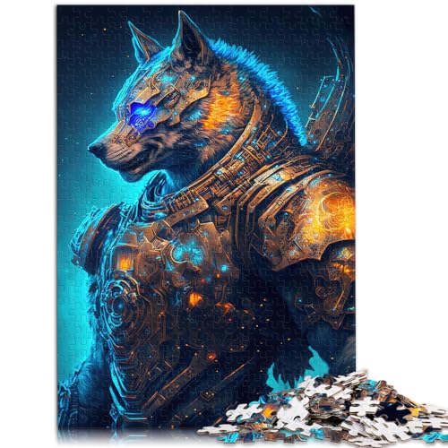 Puzzle für Space Marine Wolves, 1000-teiliges Holzpuzzle, jedes Teil ist einzigartig – anspruchsvolles, unterhaltsames Familienspiel, 1000 Teile (50 x 75 cm) von LGNBTGM