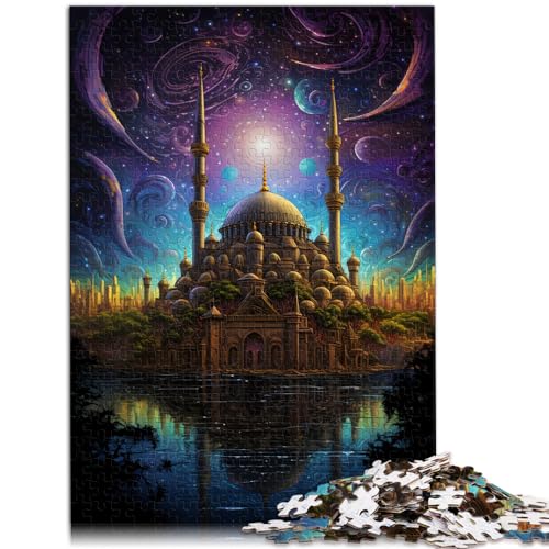 Puzzle für die Türkei, Hagia Sophia, Puzzle, 500 Teile, Puzzle für Erwachsene, Holzpuzzle, Familienspiele, Weihnachts- und Geburtstagsgeschenke, 500 Teile (38 x 52 cm) von LGNBTGM