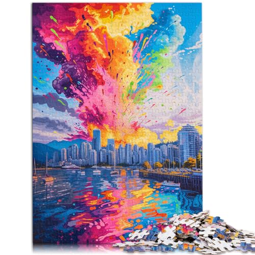 Puzzle für psychedelische Festmacher, 1000-teiliges Puzzle für Erwachsene, schwierige Holzpuzzles, schwere Puzzles für Frauen und Männer, 1000 Teile (50 x 75 cm) von LGNBTGM