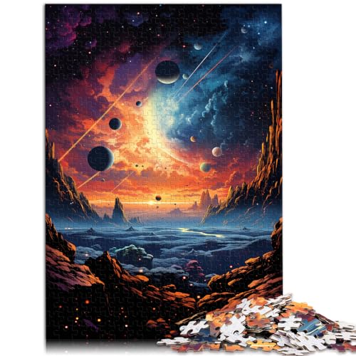 Puzzle für schöne Landschaften auf dem Planeten, Puzzle für Erwachsene, 1000-teiliges Puzzle, Holzpuzzle, tolles Geschenk für 1000 Teile (50 x 75 cm) von LGNBTGM