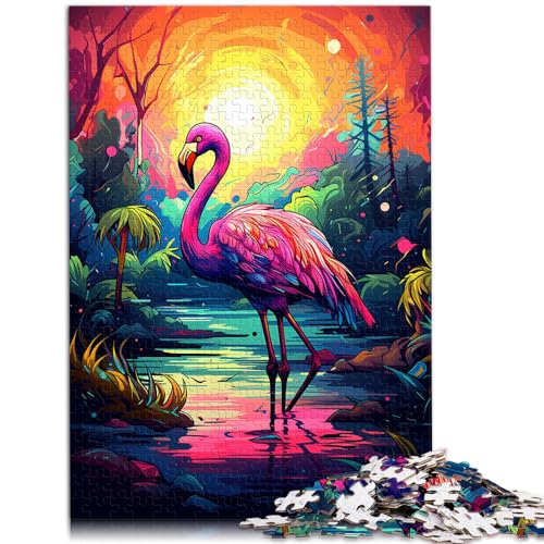 Puzzle zum Ausmalen, Flamingo-Puzzle, 1000 Teile für Erwachsene, Holzpuzzle, jedes Teil ist einzigartig – anspruchsvolles, unterhaltsames Familienspiel, 1000 Teile (50 x 75 cm) von LGNBTGM