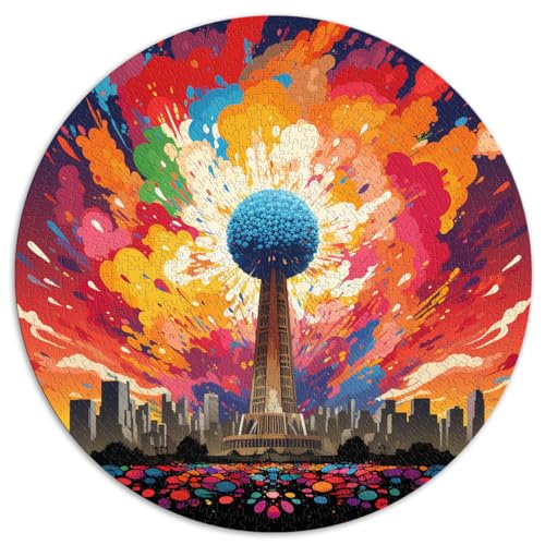 Puzzles Geschenk Hiroshima Peace Memoria 1000 Teile Puzzles für Erwachsene Puzzles 26,5x26,5 Zoll Relax Puzzles Spiele-Denkspiel Puzzle Geschenk für und von LGNBTGM