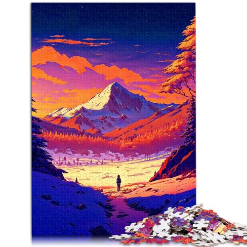 Puzzles Geschenk Japanischer Stil Puzzles für Erwachsene 1000 Teile Holzpuzzle Familienspiel Stressabbau Schwierige Herausforderung Puzzle 1000 Teile (50x75cm) von LGNBTGM