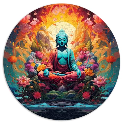 Puzzles Geschenke Spielzeug Buddha Puzzle für Erwachsene 1000 Teile 67,5x67,5cm Entspannungspuzzles Spiele-Denkspiel Weihnachtswunschliste mit Weihnachtsmann von LGNBTGM