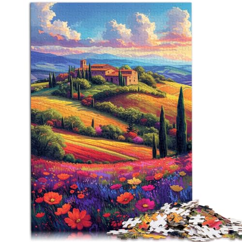 Puzzles als Geschenke, psychedelische Landschaftskunst, Puzzles für Erwachsene, 300-teiliges Holzpuzzle zum Stressabbau, Urlaub zu Hause, Zeit totschlagen, 300 Teile (26 x 38 cm) von LGNBTGM