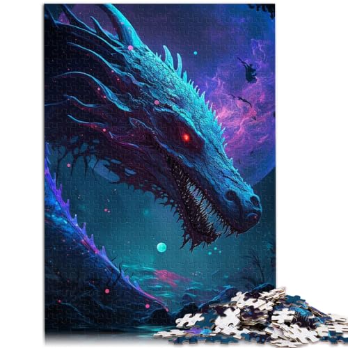 Puzzles für Brave Dragon, 1000 Teile, Puzzle für Erwachsene, Holzpuzzle, Familienspiel zum Stressabbau, schwieriges Herausforderungspuzzle, 1000 Teile (50 x 75 cm) von LGNBTGM