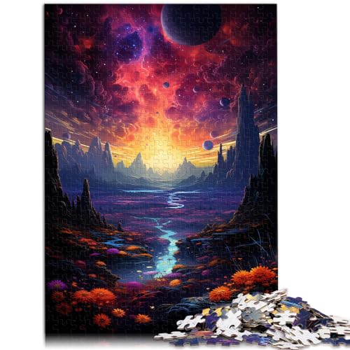 Puzzles für Fantastische Landschaften, 1000 Teile Puzzle für Erwachsene aus Holz, interessantes Puzzle zur Stressreduzierung, 50 x 75 cm von LGNBTGM