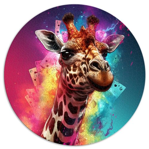 Puzzles für Geschenke Giraffe Puzzle für Erwachsene 1000 Teile 67,5x67,5cm und das Puzzle ganze Familie und Dieses von LGNBTGM