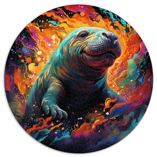 Puzzles für Manatee, 1000 Teile, Premium-Puzzle, 26,5 x 26,5 Zoll, Lernspielzeug, Spielzeug-Puzzles, Lernspiele, Stressabbau-Puzzles von LGNBTGM