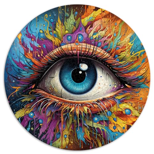 Puzzles für Puzzle Eye, farbenfrohe Puzzles 1000 Teile, 26,5 x 26,5 Zoll, Denksportaufgaben, die anspruchsvoll, aber unterhaltsam und humorvoll sind von LGNBTGM