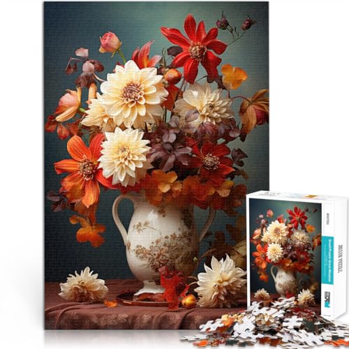 Quizspiel Herbstblumen 2000-teiliges Puzzle für Erwachsene 70x100cm mit vollständig ineinander greifenden, zufällig geformten Teilen für 14+ Quizspiel Herbstblumen 2000-teiliges Puzzle für Erwachsene 70x100cm mit vollständig ineinander greifenden, zufällig geformten Teilen für 14+ von LGNBTGM