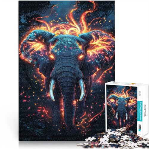 Quizspiel Majestätischer Elefant mit Glanz Puzzle für Erwachsene 1000 Teile 50x75cm Wunschliste mit dem Weihnachtsmann für und ab 14 Jahren Quizspiel Majestätischer Elefant mit Glanz Puzzle für Erwachsene 1000 Teile 50x75cm Wunschliste mit dem Weihnachtsmann für und ab 14 Jahren von LGNBTGM