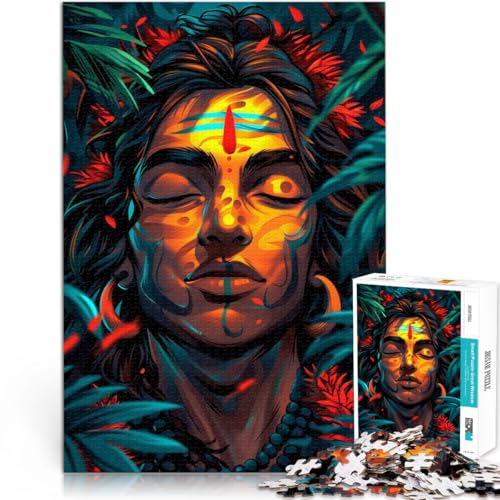 Quizspiel Shiva-Meditation 1000-teilige Puzzles für Erwachsene 38x52cm denn eignet ganze Familie für ab 14 Jahren Quizspiel Shiva-Meditation 1000-teilige Puzzles für Erwachsene 38x52cm denn eignet ganze Familie für ab 14 Jahren von LGNBTGM