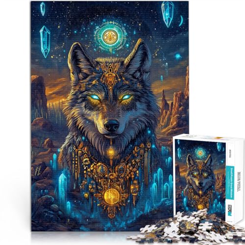 Spiele Spielzeug Geschenk Wolf Fantasy Teenager-Puzzle 1000 Teile 50x75cm Tolle Geschenke und Spielzeuge für 14+ Spiele Spielzeug Geschenk Wolf Fantasy Teenager-Puzzle 1000 Teile 50x75cm Tolle Geschenke und Spielzeuge für 14+ von LGNBTGM