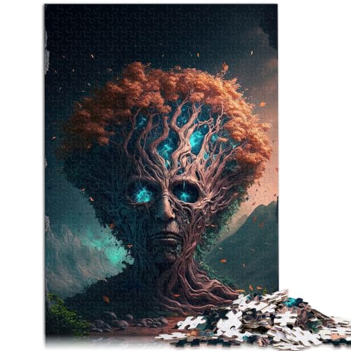 Spielgeschenk-Puzzle „Magischer Baum“, 500 Teile, Holzpuzzle, Spaß bei Aktivitäten zu Hause, Geburtstagsgeschenk, Reisegeschenk, 500 Teile (38 x 52 cm) von LGNBTGM